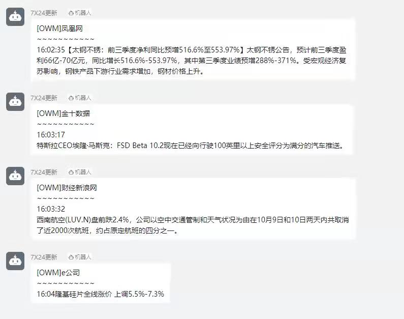 7x24小时电报合集（站长自用多数据版）